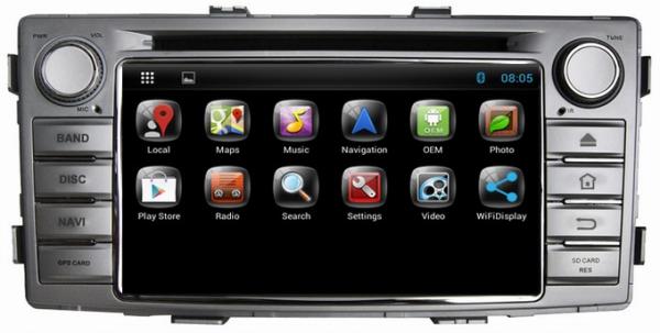 Ouchuangbo Auto Radio Head Unit DVD Player for Toyota Hilux 2012 Android 4.2 GPS iPod USB TV OCB-6230C