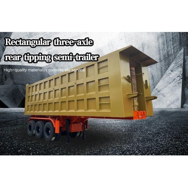 Customer Needs Driven Steel 3-Axle Dump Truck Dump Semi-Trailer with Hydraulic Cylinder