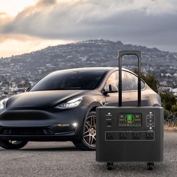 4.6kWh Solar Mobile Charging Station With LCD Display Easy Monitoring Temperature Protection