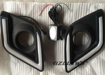 Luzes running do dia do diodo emissor de luz de DRL para o preto 2016 matte de Toyota Hilux Revo 2015