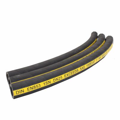 SAE 100R1AT/1SN Dn25 1 High Pressure Hydraulic Hose With High Flexibility