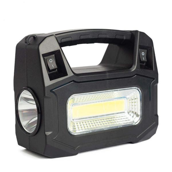 Portable Mobile Solar Lighting System With 3 LED Bulbs Emergency Solar Light Kit