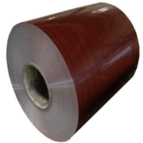 3004 Alloy Strength Mill Finish Brown Aluminum Coil Stock Length 100-2650mm For Airport Roofing use