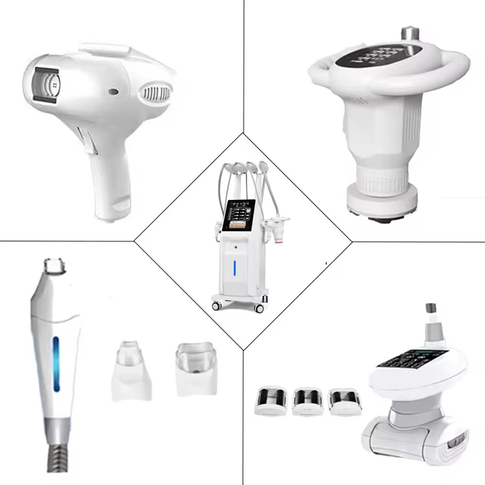4 in 1 Lpg-lipo Endermology Machine Cellulite Stomach Thighs Cellulite Reduction Treatment Rf Roller Massage Face Lift
