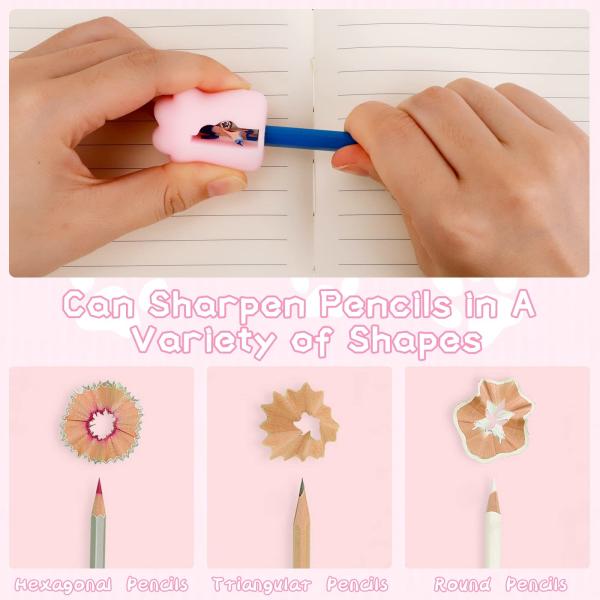 Кошачий лопатый острелец карандаша Руководство Подарок Мини Силиконовый канцелярский принадлежности для детей Каваи Школьные принадлежности