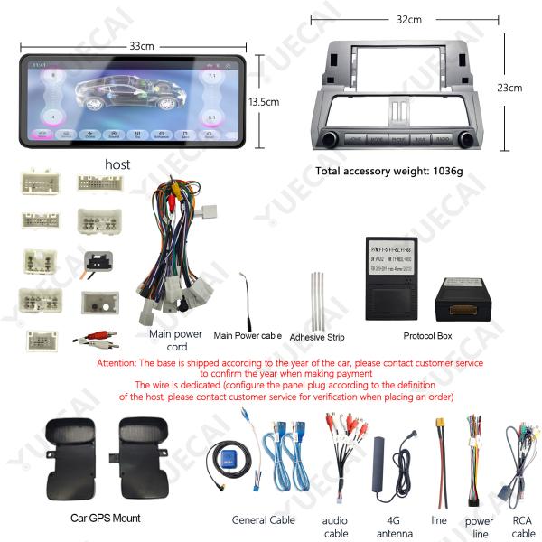 Panoramicimage Function Toyota Android Head Unit Wireless CarPlay Toyota Android Head Unit