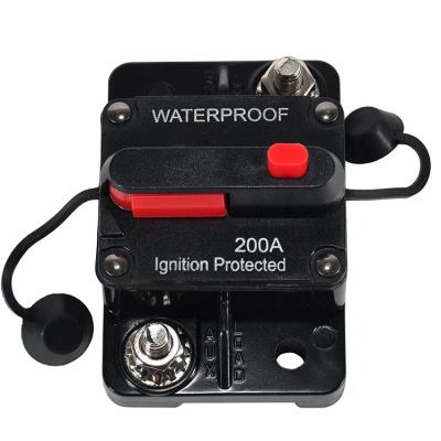 interruptor do interruptor da C.C. IP67 de 48V 200A/do parafuso prisioneiro restauração manual 1/4