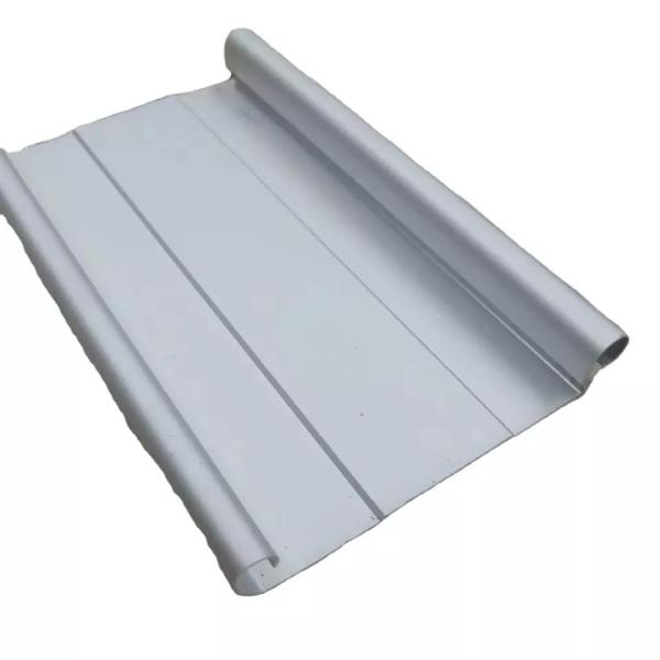 Waterproof Aluminium Door Profiles Gravity Air Grille Louver Blade Profile With Hole Air Shutter