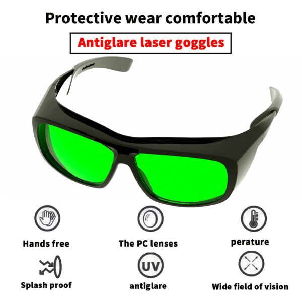 Laser Goggles CE EN207 Ansi Z87 1064nm 808 CO2 Diode Ipl Ndyag Fiber Red Green Protective Welding Safety Glasses Eye Protection