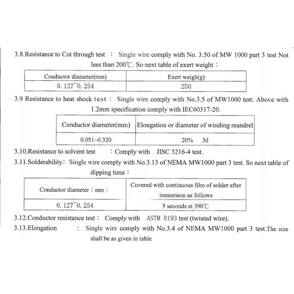 Polyurethane Enameled Wire Twisted Litz Copper Wire UEFN/U 155℃ Single