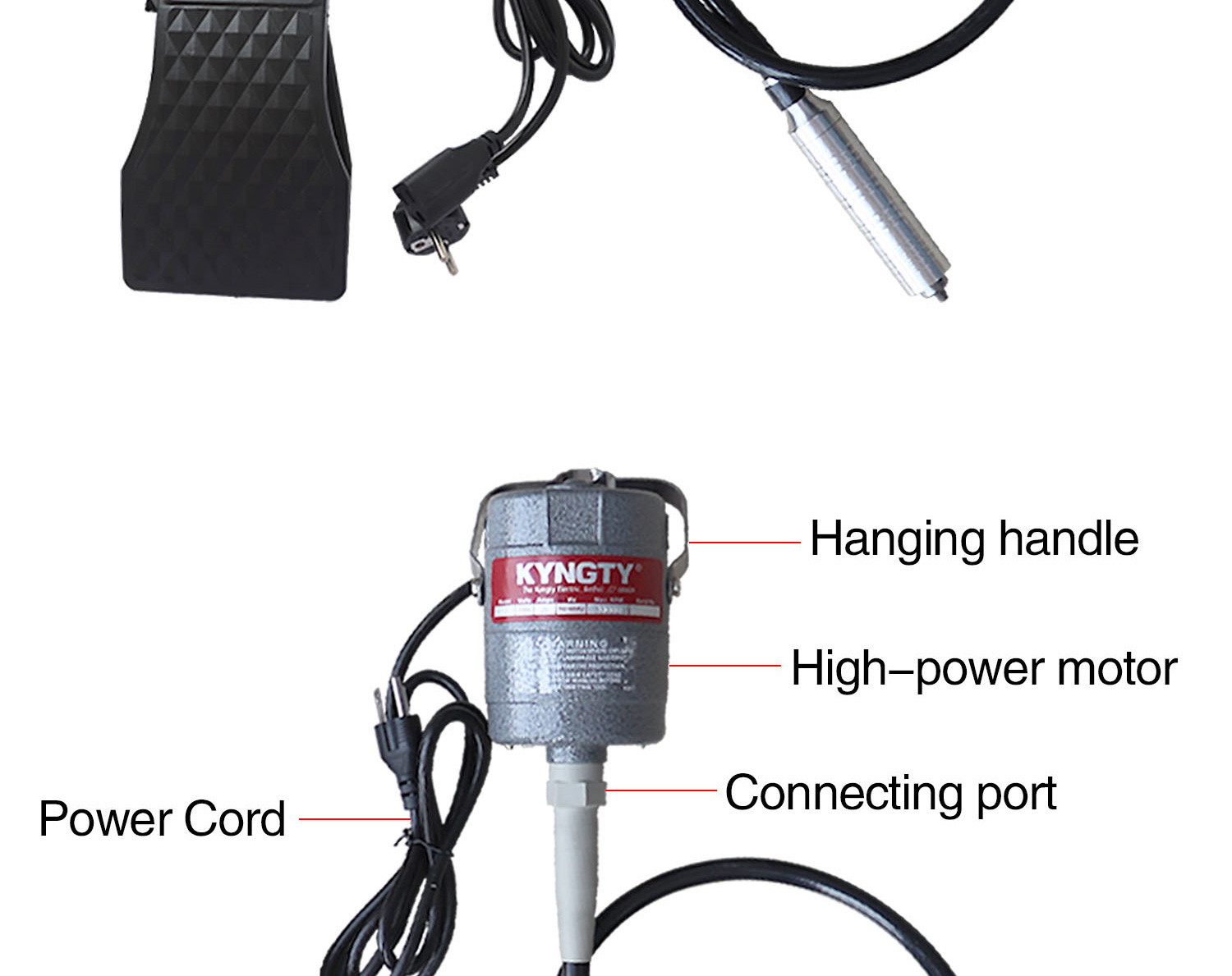 Подвесной шлифовальный станок Flex Shaft Polisher 20000 об / мин для полировки резьбы