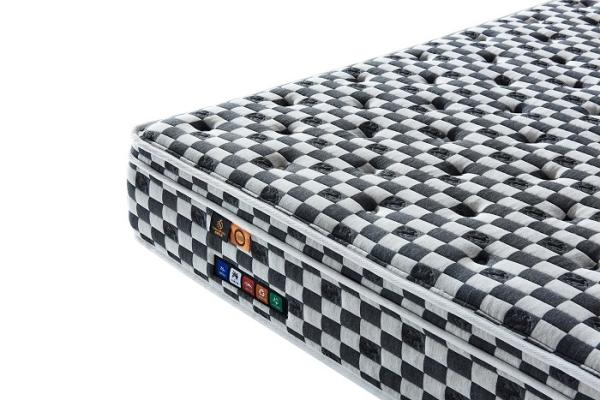 Latex Infused Pocket Spring Mattress Micro Coil Mattress Pressure Relief Quiet Sleep