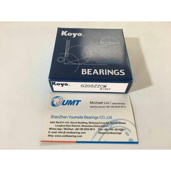 KOYO precision bearing  6208ZZ deep groove ball bearing 40*80*18 mm using for conveyor ,mixer etc.