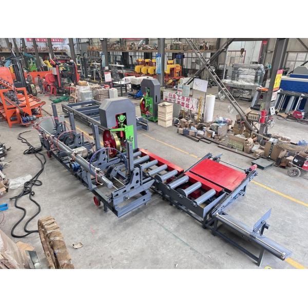 Heavy Duty Vertical Band Sawmill With Hydraulic Carriage Vertical Bandsaw Mill with Log Turner