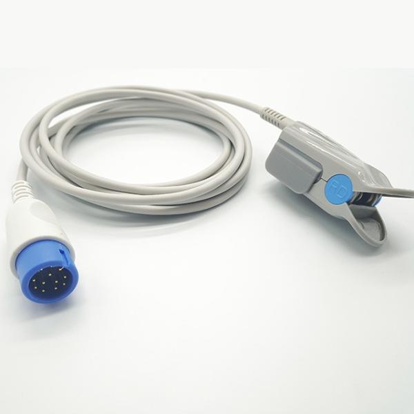  Tech 12 Pin TPU Reusable Spo2 Sensor For Comen C50