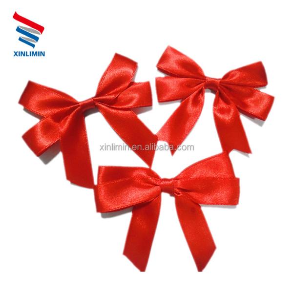 Handcrafted Red Satin Ribbon Bow for B2B Gift Packaging Elevate Your Presentation Game
