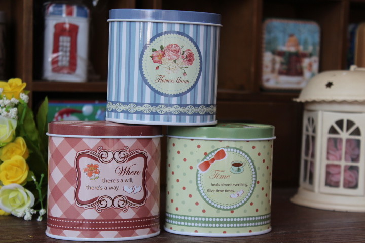 Oval Small Gift Packaging Tin Box / Storage Containers Promotions With 3d Embossing
