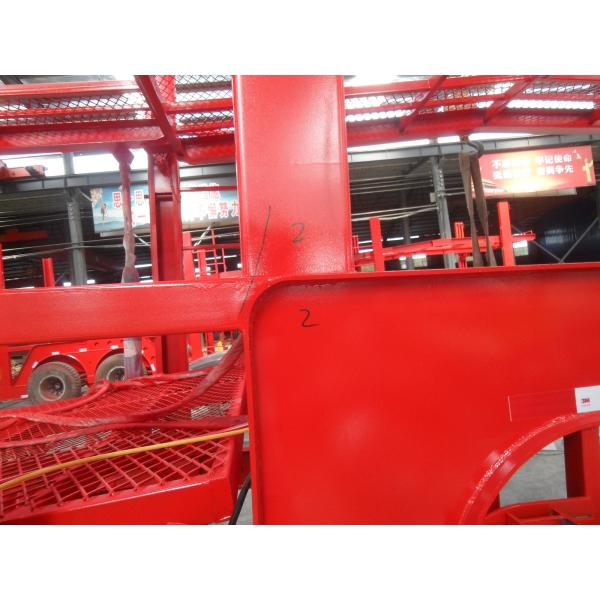 3 оси автотранспортер полуприцеп с стальным материалом и полезной нагрузкой 40000 кг