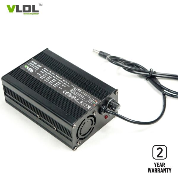 36 Volt 42 Volt 3A Lithium Battery Charger With Aluminium Case Automatic 4 Steps Charging