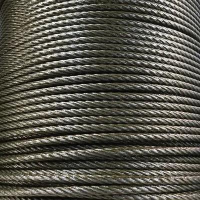 Stainless Steel Control Cable Galvanized Steel Wire Cable 7*7 Special Cold Heading Steel
