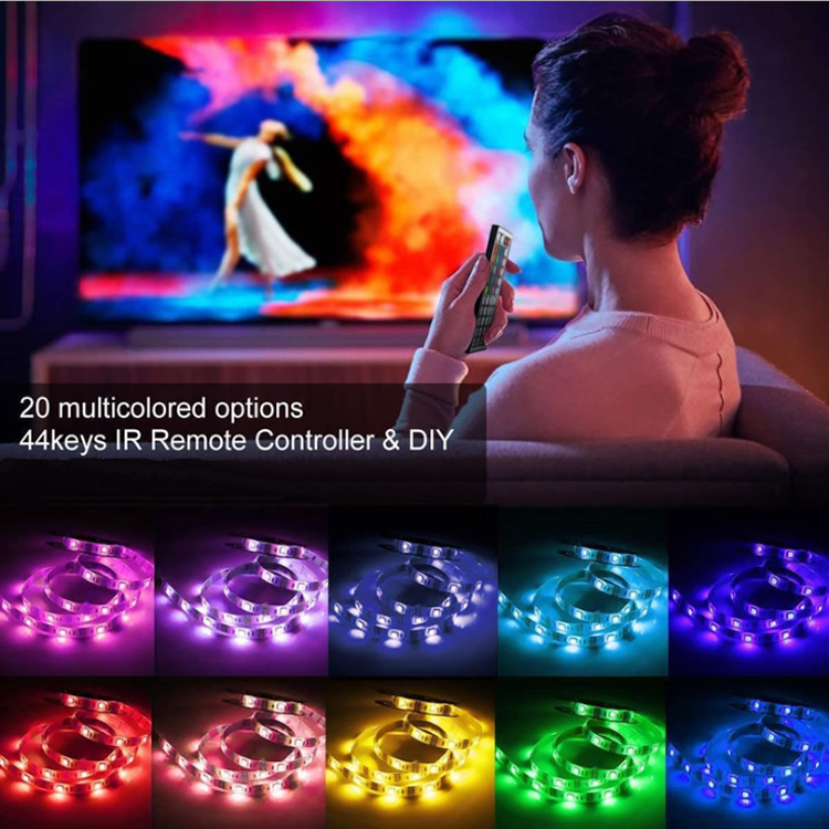 SAA делают SMD водостойким 5050 Rgb привели свет прокладки 5m 12v 24v 14,4 ватта