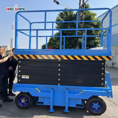 Solid Tire Small Scissor Lift 0.3T-1.5T One Man Scissor Lift