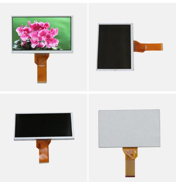 7 Inch TFT LCD Display 450cd/M2 Industrial Custom TFT Display Viewing Angle
