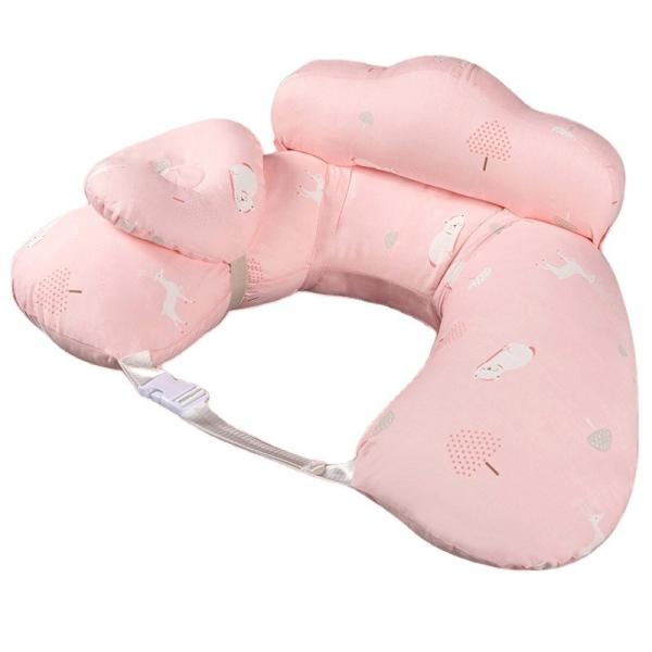 Polyester/Cotton Maternity Pillow Multi Functional Nursing Pillow with Removable Cover