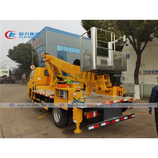 Camion de plate-forme de JMC 21M Telescopic Aerial Working pour la réparation de réverbère