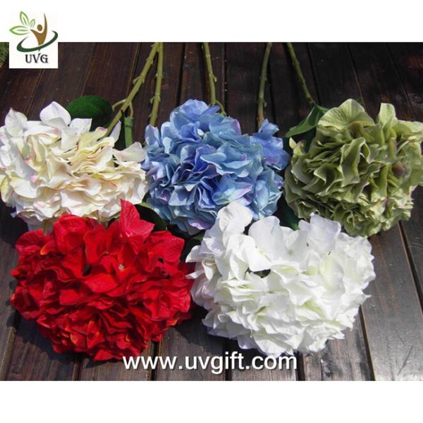 UVG FHY20 wedding accessory silk hydrangea flowers artificial for bridal bouquets use