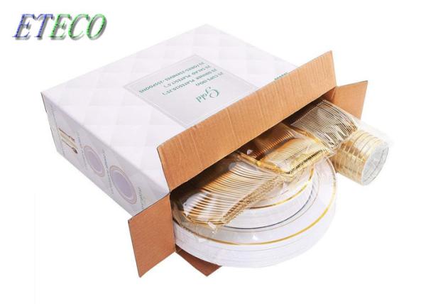 Food Grade Noncorrosive Steel Wedding Cutlery Sets Non Toxic Home Using