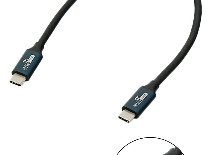 USB 3.2 Gen 2 Type C To Type C Cable 100W PD Fast Charging E-Marker Chip Full Function Data Sync Cable Dual Head USB C Cable