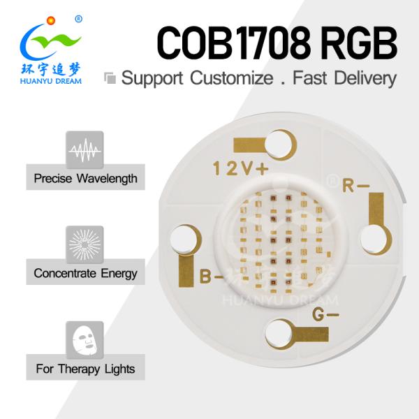 1708 COB 3IN1 RGB COB LED 12-14V 5W LED CHIP for Stage Lighting