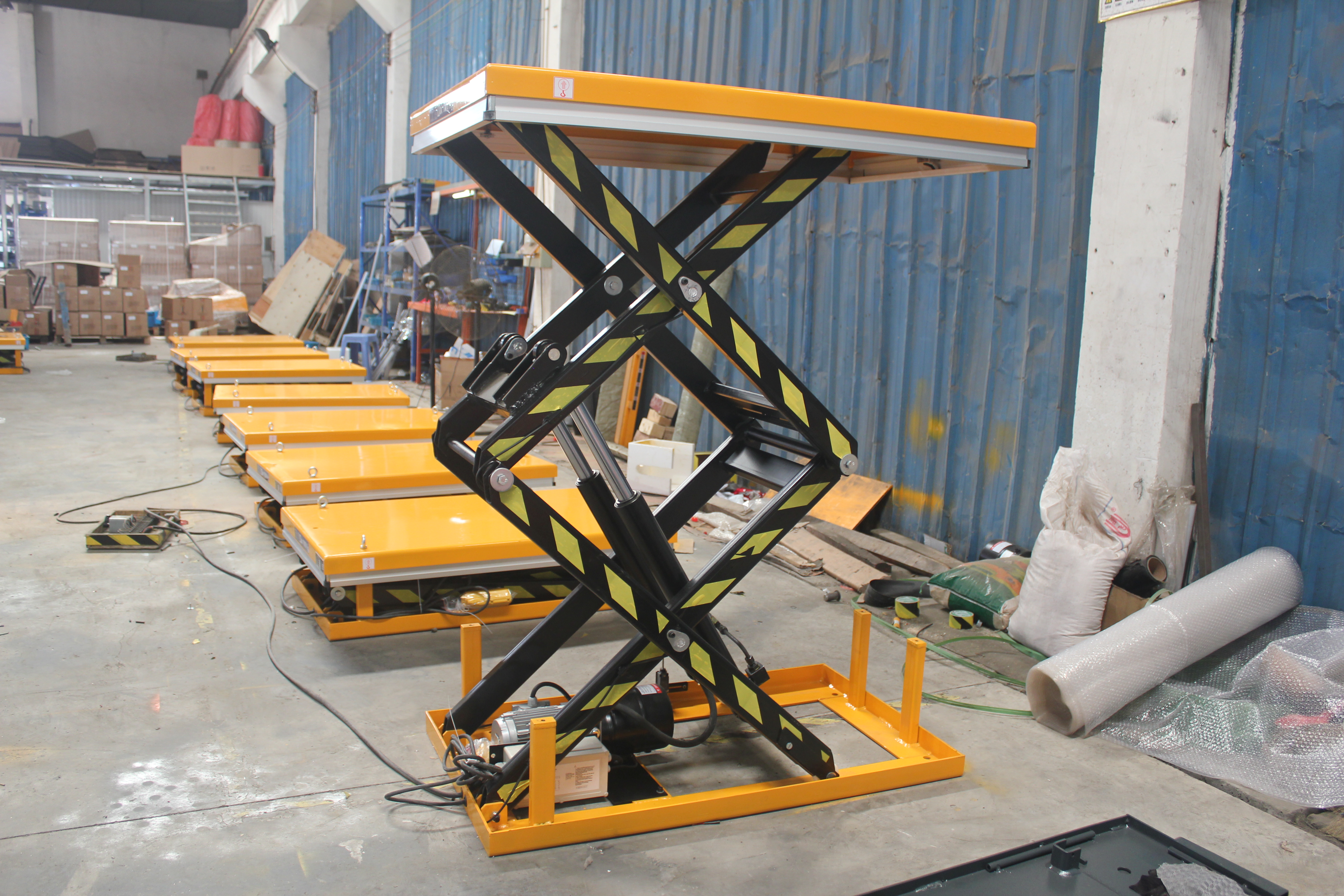 Двойник 800 Kg электрический гидравлический Scissor высота 80