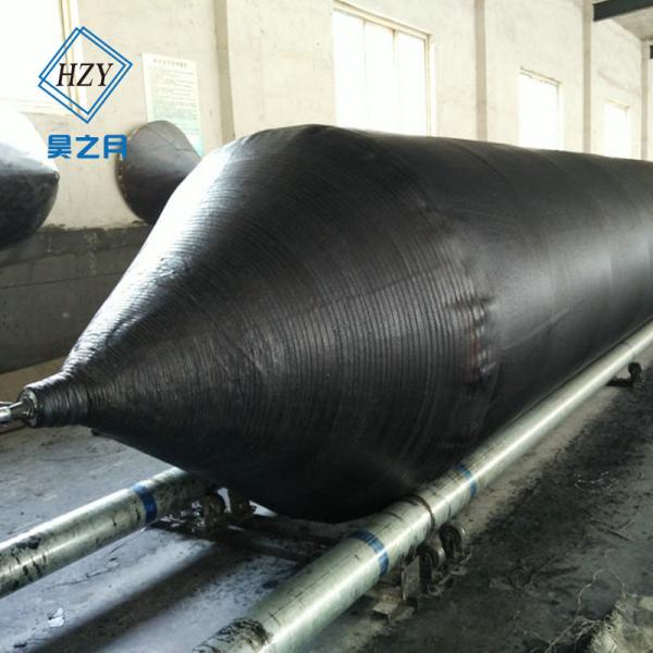 High Pressure Marine Rubber Airbag Cord Fabric , Salvage Ship Launching Airbags