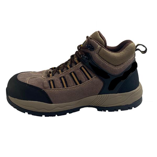 Waterproof Lining BK Mesh / Air Mesh For Protection In Design Suede Cow Leather Genuine Safety Shoes