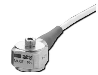 Anti Corrosion High Frequency Accelerometer With Integral Cable 10mV/G