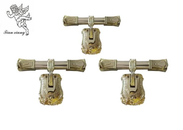 Estilo adulto H9023 de Europa do punho fúnebre dourado do caixão do metal personalizado