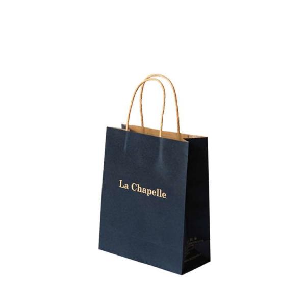 Eco Friendly Carrier White Black Kraft Paper Shopping Bags With Logo