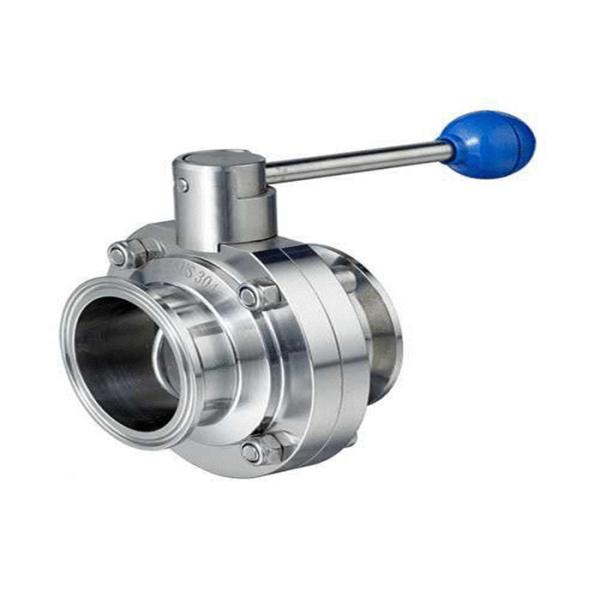 Industrial Stainless Steel Butterfly Valves For Production Line Simple Structure