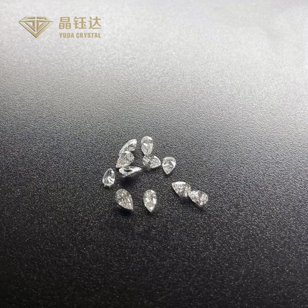 DEF VS SI HPHT Фанси-резание лабораторных бриллиантов 0.4ct 0.2ct Лабораторные выращенные груши бриллиант
