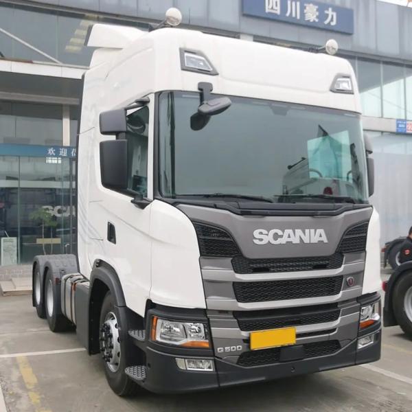 Half a row 2023 Mercedes CNG truck trailer head scan-ia G440 VOL-VO FM10 Sitrak tractor truck 0km used tractor truck