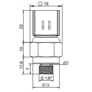Aluminium CNG LPG Car MAP Sensor Manifold Intake Pressure Sensor