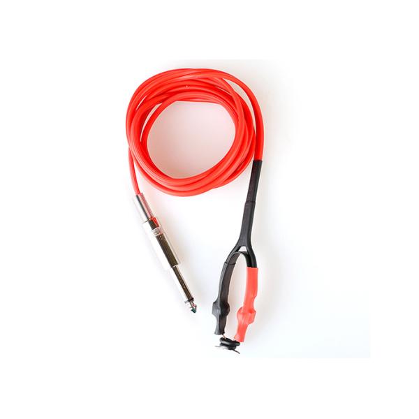 OEM 1.5M Silicone 4 Colors Tattoo Machine Power Supply Clip Cord