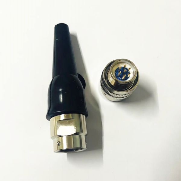 Y50X-0807TJ1 7 Pin Circular Connector with Aluminum Alloy Shell, Gold-Plated Contacts, and Bayonet Coupling for Aerospace & Industrial Equipment