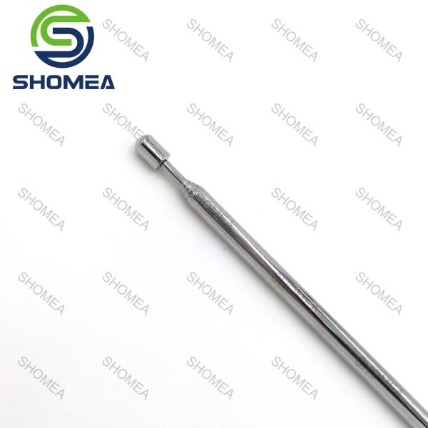SHOMEA Customized Chrome Plated Brass Radar Telescopic Antenna With Metal Cap