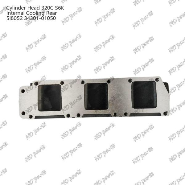 Tête de cylindre 320C S6K refroidissement interne arrière 5I8052 34301-01050 Pour les pièces de rechange de moteur Mitsubishi