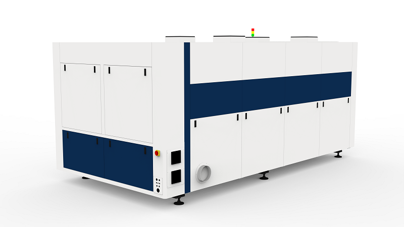 Beveling Cutting Longitudinal Single Platform Fully Enclosed Sheet Metal Laser Cutter