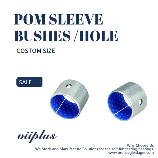 POM Blue Sleeve Plain Bushing Boundary Lubricating Bronze Bush
