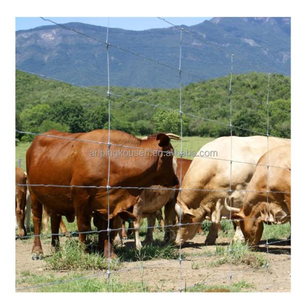 Ограждение с оцинкованной тепловой обработкой вокруг луга для исключения и защиты оленей